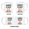 Happy as a pig in shit Kaffeebecher mit glücklichem Schwein Produktbild-Vorschau 4