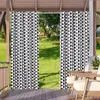 Verdunkelungsvorhänge mit geometrischem Foliendruck für Produktbild-Vorschau 2