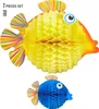2 Wabenball Fische Set 33cm Produktbild-Vorschau 1