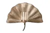 Dekorativer Kerzenhalter GINKGO 44cm silber handmade Metall Produktbild-Vorschau 9
