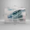 Bild auf Leinwand - Leinwandbild - 3 Teile - Welle Meer Produktbild-Vorschau 3