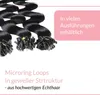 hair2heart Microring Extensions Echthaar gewellt 2/0 Produktbild-Vorschau 3