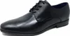 A single black leather business shoe is shown from a side-angle on a white background. Anteprima dell’immagine prodotto