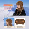 MODFU Mützen, Set aus Warmem Strickmütze und Schal, Produktbild-Vorschau 4