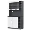 Flieks Cuisine Armoires hautes Buffet de cuisine avec LED, Voir les images du produit 10