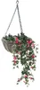 Hangekorb - D40 cm - Rattan geflochten - Hangepflanze - an Produktbild-Vorschau 1
