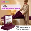 EllaTex FROTTEE TOPPER Spannbettlaken 90x200 – 100x200 Produktbild-Vorschau 2