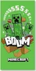 MOJANG STUDIOS AYMAX Strandtuch – Minecraft Boom – Grün – Produktbild-Vorschau 1