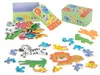 Puzzle v plechovém safari zvířátka 25 puzzle Náhled obrázku produktu 1