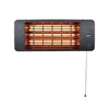 A wall-mounted infrared heater with glowing heating elements. Náhled obrázku produktu