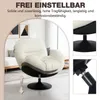 Relaxsessel Höhenverstellbarer 360° Drehsessel Loungesessel Produktbild-Vorschau 6