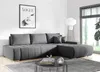 FEDVE Ecksofa Eckcouch DHAKA L Form Sofa mit Schlaffunktion Produktbild-Vorschau 3
