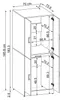 Roomart DORA-I Waschmaschinenschrank 70 cm breit, Weiß Produktbild-Vorschau 7