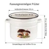 Emaille Topf 9L Kochtopf Universaltopf Suppentopf Induktion Produktbild-Vorschau 3