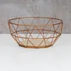 Korb Metall Kupfer 26x12cm Modern Holz MDF Braun Schüssel Produktbild-Vorschau 6
