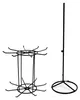 Verkaufsständer mit 2 Etage drehbar Metall 41cm schwarz Produktbild-Vorschau 2