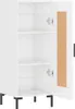 The Living Store Sideboard Hochglanz-Weiß 34,5x34x90 cm Produktbild-Vorschau 6