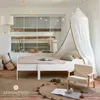 Kindersessel mit Plüschbezug und Kiefernholzgestell, Höhe Produktbild-Vorschau 2