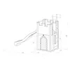 AXI Spielhaus Arthur mit grauer Rutsche | Spielschloss aus  Produktbild-Vorschau 6