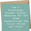 Mr. & Mrs. Panda Glückwunschkarte Spruch 4. Geburtstag - Produktbild-Vorschau 1