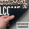 Trendation - Welcome Fußmatte Leopard Muster Willkommen Produktbild-Vorschau 3
