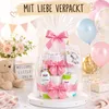 MilaBoo® Windeltorte Mädchen 2-stöckig – rosa Babygeschenk Produktbild-Vorschau 4