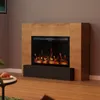 Garlivo Elektrokamin 'MILANO XL Eiche ' | LED Standkamin in Produktbild-Vorschau 2