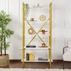 Skye Decor, Elysian - White, Gold, Bücherregale, Weiß, 90 x Produktbild-Vorschau 2