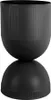 Present Time – Tonar großer Blumentopf – Schwarz Produktbild-Vorschau 1