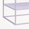Tavolino 'Solund' in acciaio 90 x 60 x 45 cm viola Anteprima dell’immagine prodotto 8