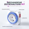 Zeitschaltuhren (2 Stück), Mechanischer 24 Stunden Produktbild-Vorschau 4