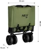 Kempingový vozík NILS Camp NC2602 150L zelený Náhľad obrázku produktu 8