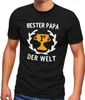 Herren T-Shirt Bester Papa der Welt #1 Vatertagsgeschenk Produktbild-Vorschau 1
