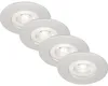 Briloner LED-Einbauleuchten Kulana 4er Set Mini 4,9W 480lm Produktbild-Vorschau 8
