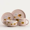 HOMLA ANNBEE Teller mit Biene rosa 16 cm Produktbild-Vorschau 5
