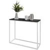 Furneo | Konsolentisch II - 80 cm - Schwarz matt / Weiß - Produktbild-Vorschau 1