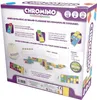 The back of a board game box, showing game components and instructions. Produktbild-Vorschau