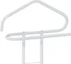 A close-up of a white metal coat rack. Náhled obrázku produktu