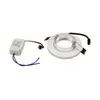 A white LED driver and a white recessed lighting frame are shown on a white background. Produktbild-Vorschau