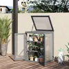 Szklarnia Outsunny 3-piętrowa, odporna na warunki Podgląd zdjęcia produktu 7