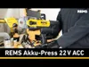 REMS Akku Press 22V ACC n. 576011 Pressa radiale L-Boxx Anteprima dell’immagine prodotto 8