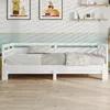 okwish Rozkládací postel z masivního borového dřeva se Náhled obrázku produktu 9