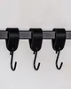 Metallbude S-haak set - 3-delig in zwart - Modern design - Productafbeelding-voorbeeld 1