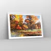 Gerahmtes Poster - Weißer Rahmen - Park Herbst Wasser - Produktbild-Vorschau 8