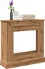 vidaXL Cornice per caminetto Artisan rovere 90x30x90 cm Anteprima dell’immagine prodotto 8