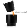 BigDean Blumentopf Design mit Einsatz rund ø 47 cm Schwarz Produktbild-Vorschau 4