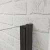 B.120x90cm H.195cm  Schwarz Falttür eckdusche Duschkabinen Produktbild-Vorschau 5