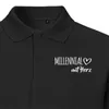Huuraa Damen Polo Shirt Millennial mit Herz XXL Black Bio Produktbild-Vorschau 2