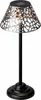 A solar-powered table lamp with a decorative metal shade. Produktbild-Vorschau