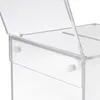 Losbox aus Acrylglas in 200x200x200mm mit Schloß und Produktbild-Vorschau 4